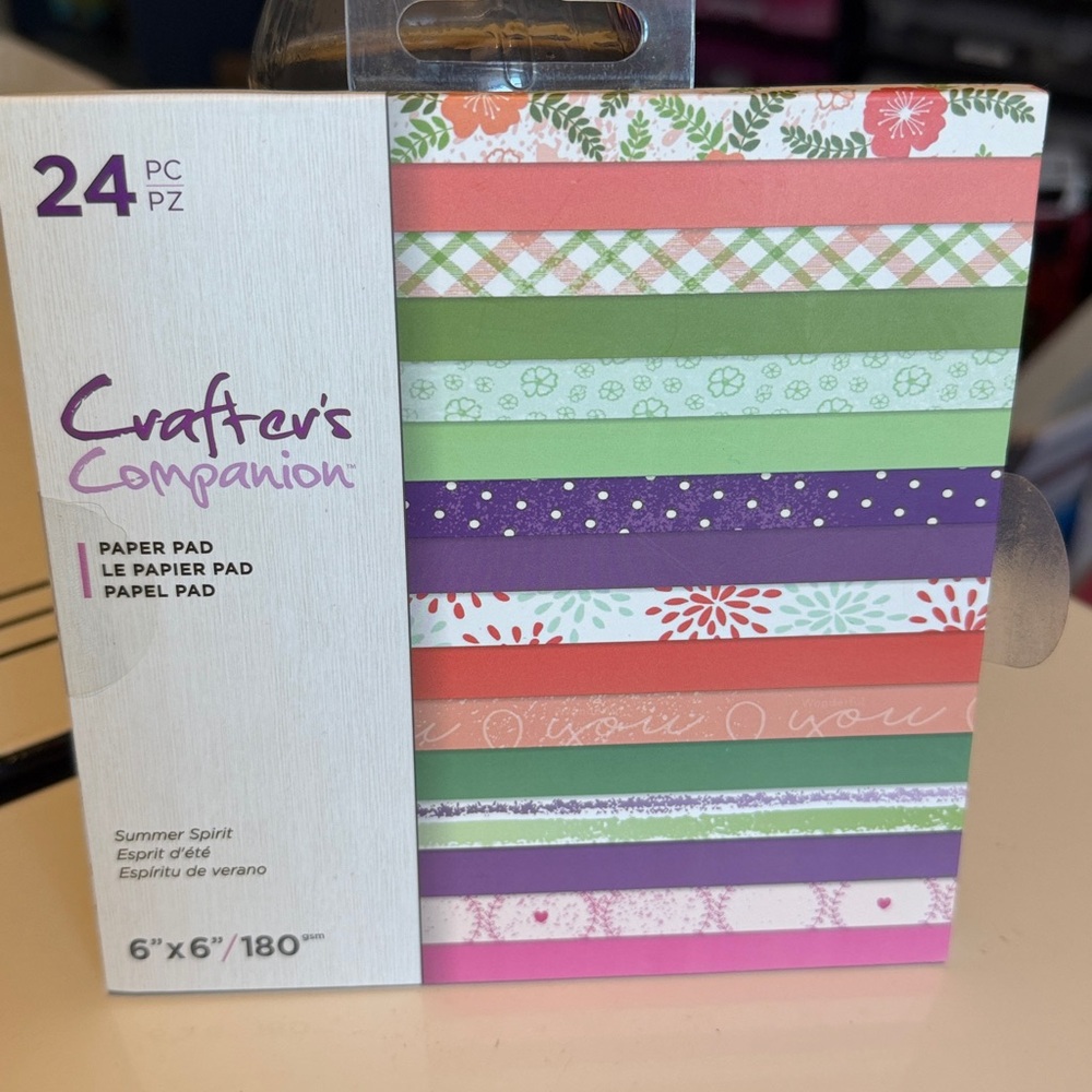 Crafters Companion Summer Spirit 6x6 Paper Pad